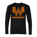 Men's Whataburger Polyester Long Sleeve T-Shirt - Black