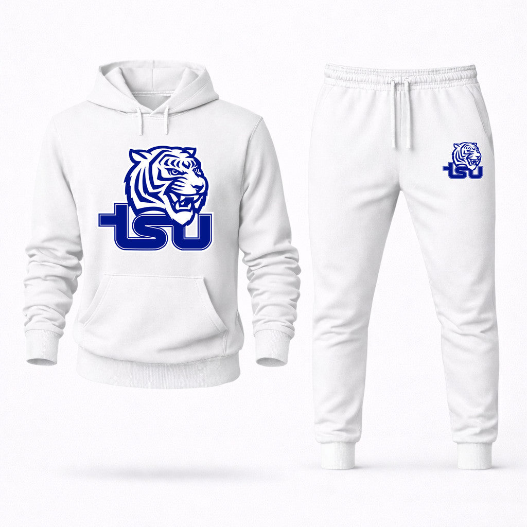 Tennessee State Tigers Hoodie and Joggers Set - White