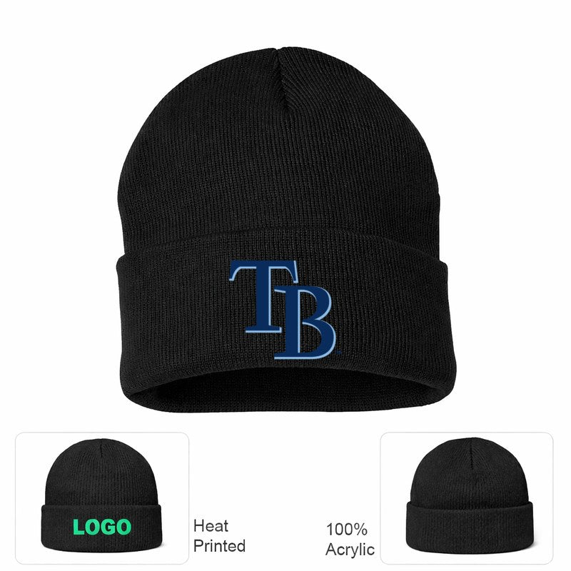 Tampa Bay Rays Black Beanie Hat