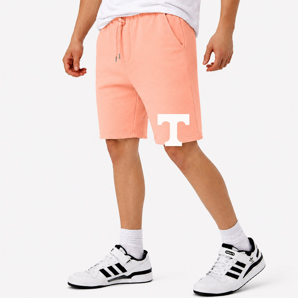 Men's Tennessee Volunteers Logo 2 Cotton Shorts - Peach