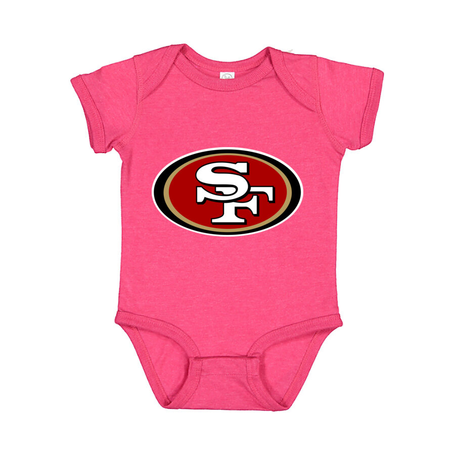 San Francisco 49ers Baby Romper Onesie - Pink