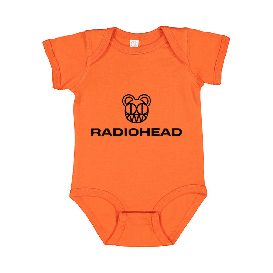 Radiohead Baby Romper Onesie - Orange