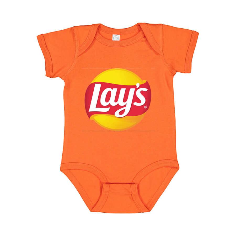 Lay's Baby Romper Onesie - Orange