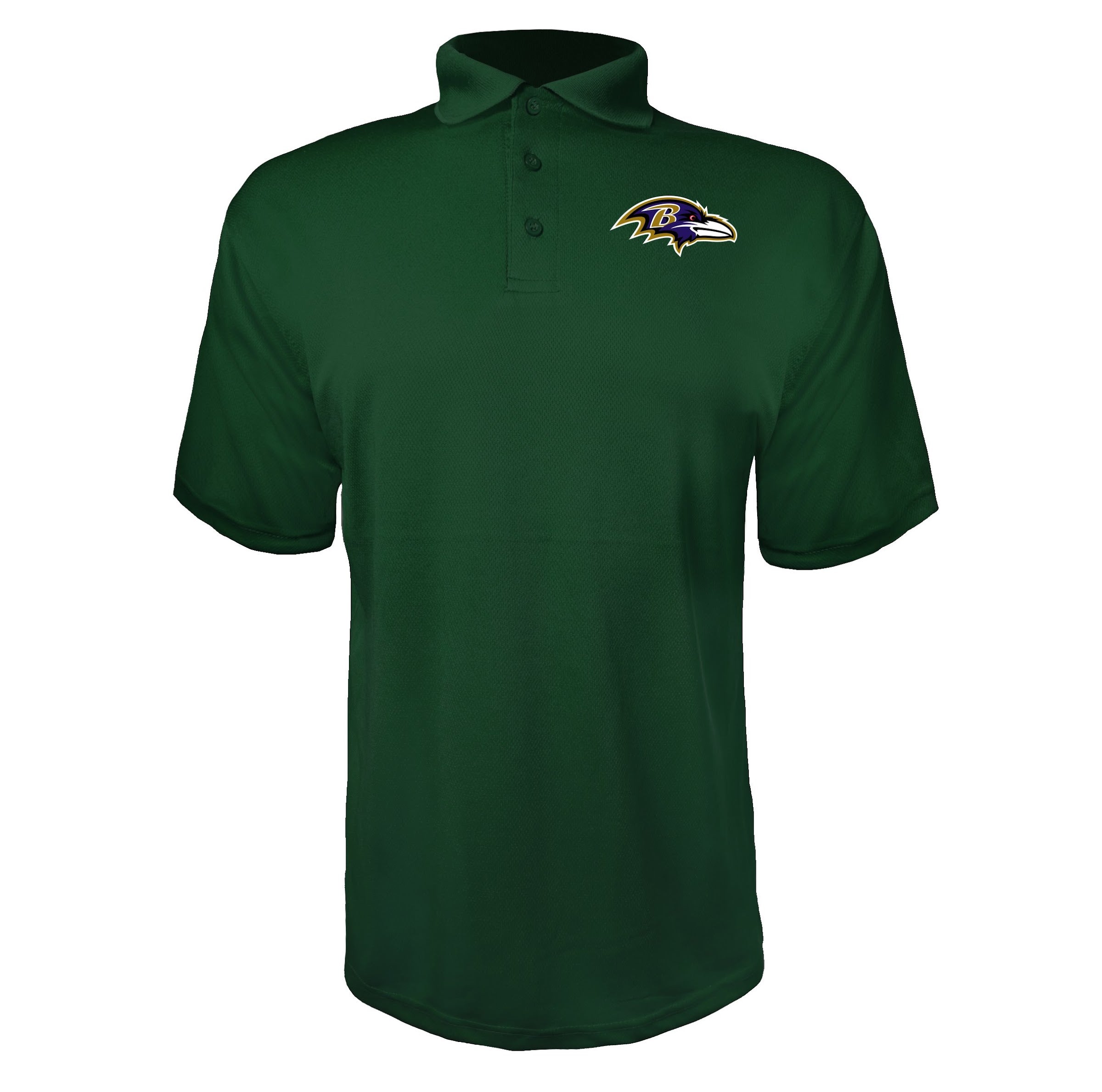 Baltimore Ravens Green polyester polo