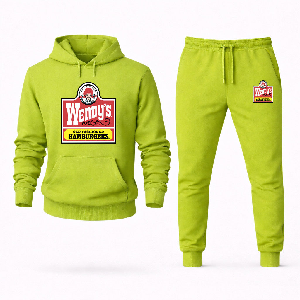 Wendy's Hoodie and Joggers Set - Lime Green