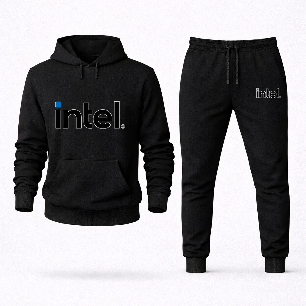 Intel Hoodie and Joggers Set - Black