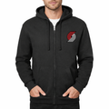 Men's Portland Trail Blazers Zipper Hoodie - Black