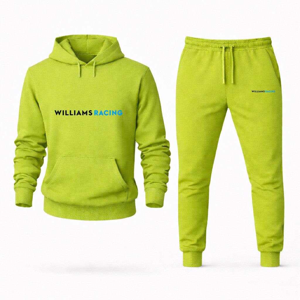 Williams Racing Hoodie and Joggers Set - Lime Green