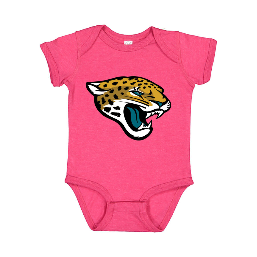 Jacksonville Jaguars Baby Romper Onesie - Pink