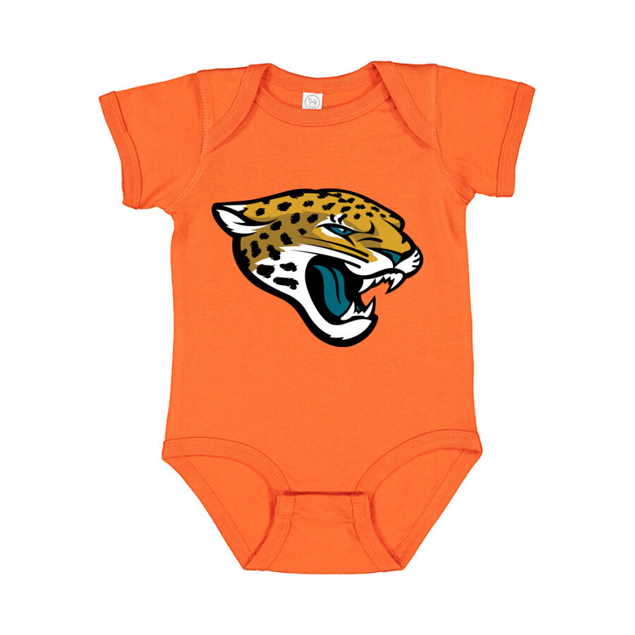 Jacksonville Jaguars Baby Romper Onesie - Orange