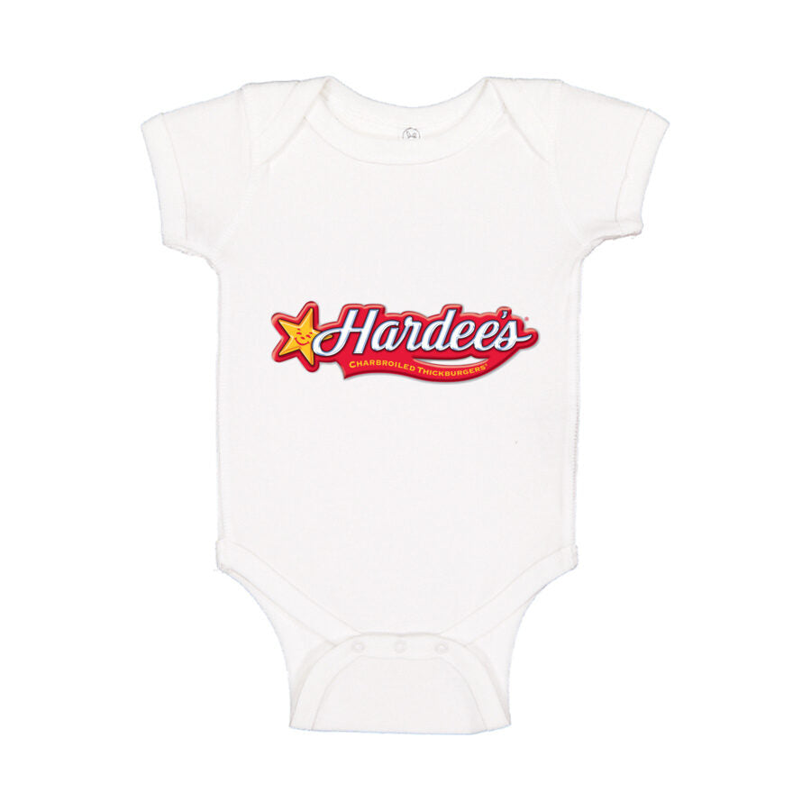 Hardee's Baby Romper Onesie - White