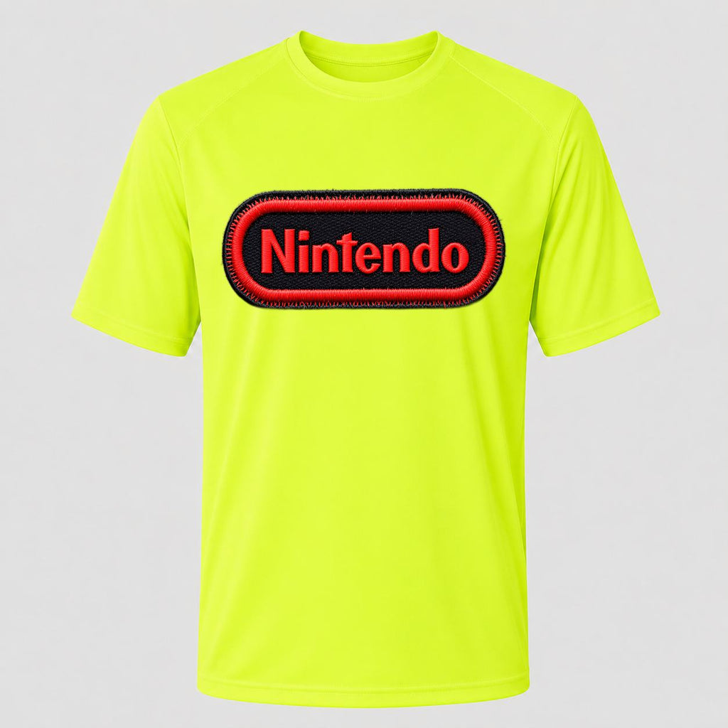 Men's Nintendo Performance T-Shirt - Safety Green