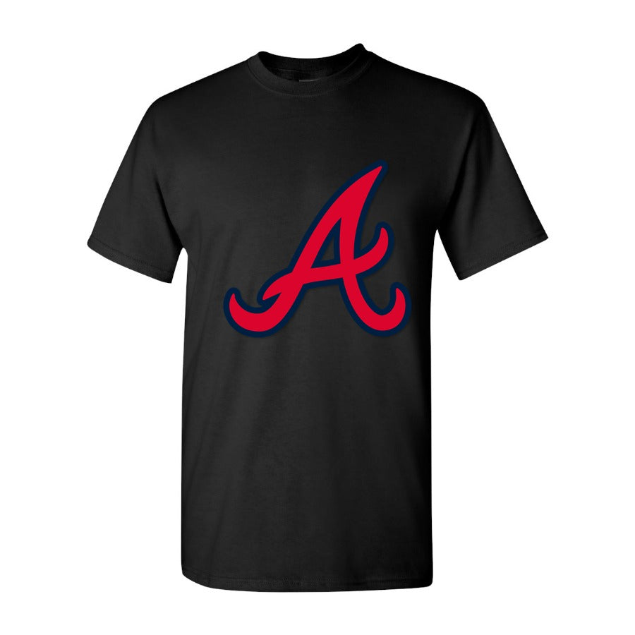 Men's Atlanta Braves Cotton T-Shirt - Black