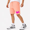 Men's Lyft Pink Cotton Shorts - Peach