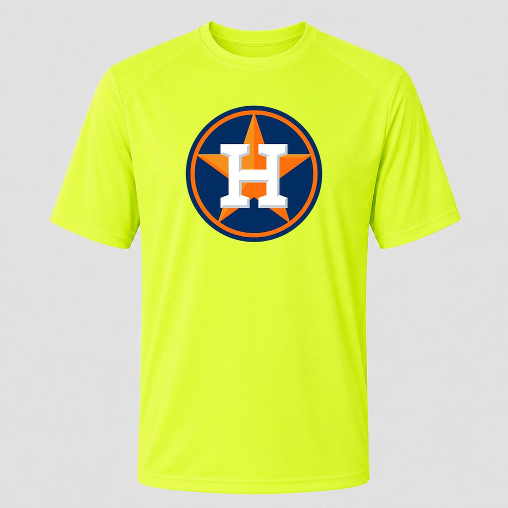 Men's Houston Astros Performance T-Shirt - Safety Green