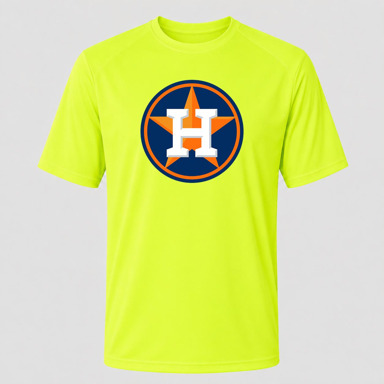 Men's Houston Astros Performance T-Shirt - Safety Green
