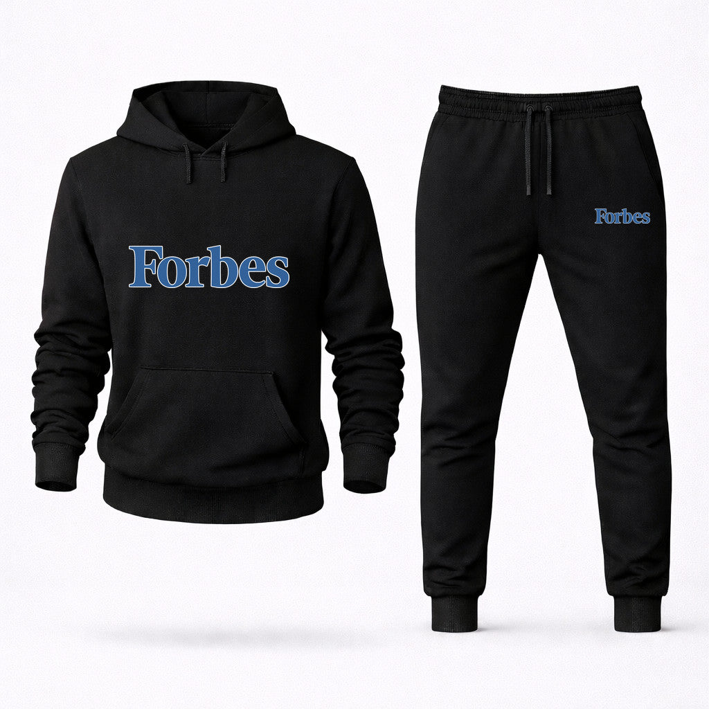 Forbes Hoodie and Joggers Set - Black