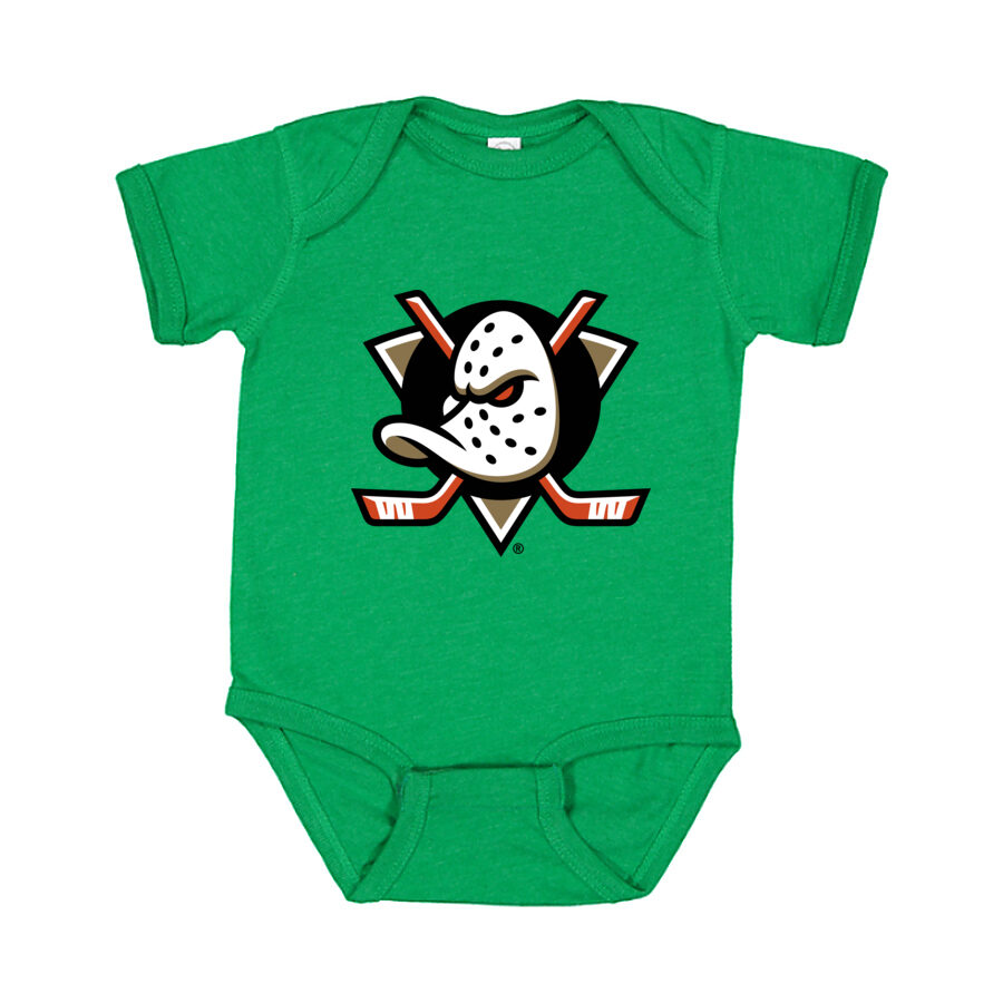 Anaheim Ducks Baby Romper Onesie - Green