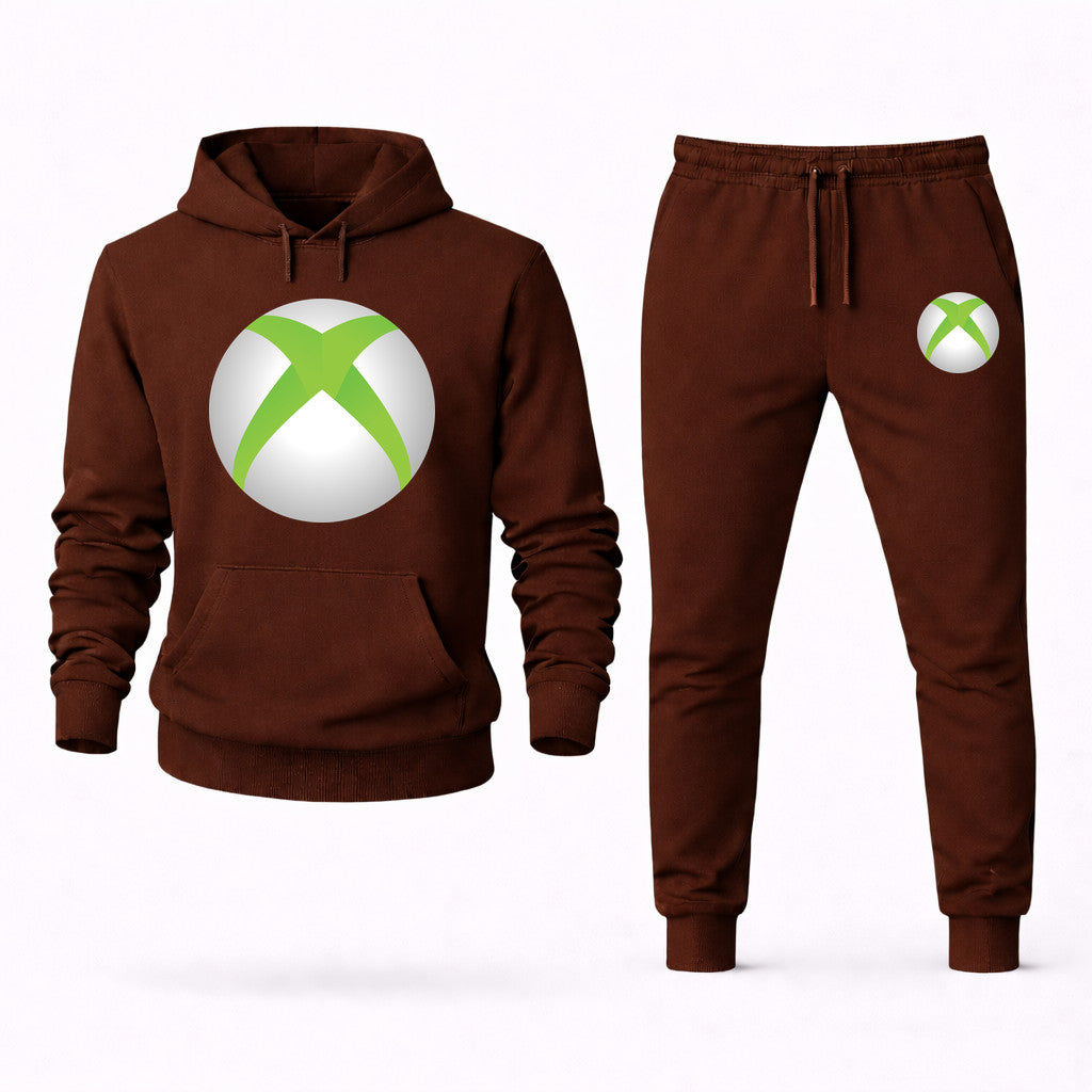 Xbox Hoodie and Joggers Set - Brown