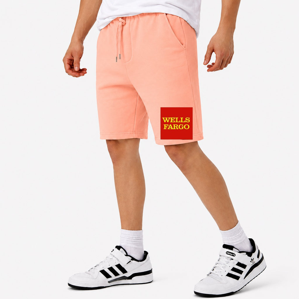 Men's Wells Fargo Cotton Shorts - Peach