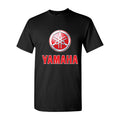 Men's YAMAHA Logo Cotton T-Shirt - Black