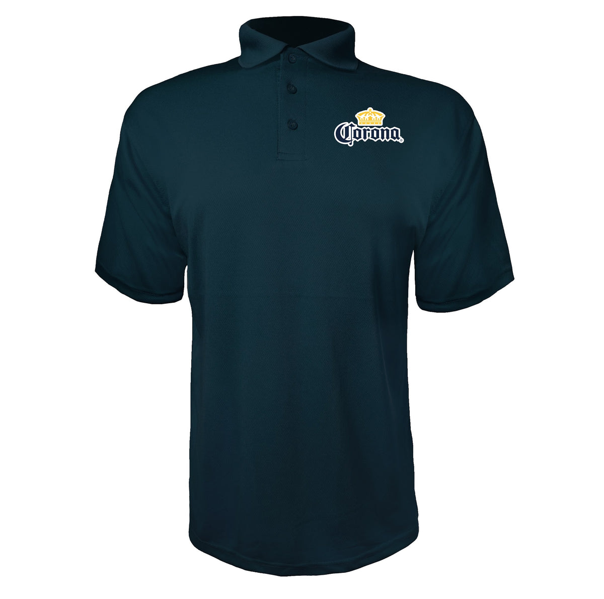 Corona men's polyester polo in Navy