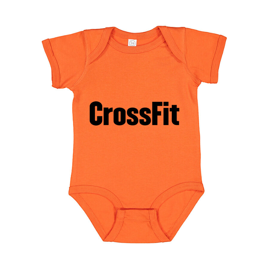 CrossFit Baby Romper Onesie - Orange