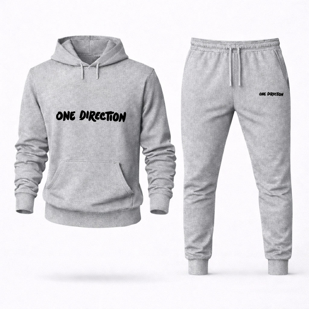 One Direction Hoodie and Joggers Set - Grey