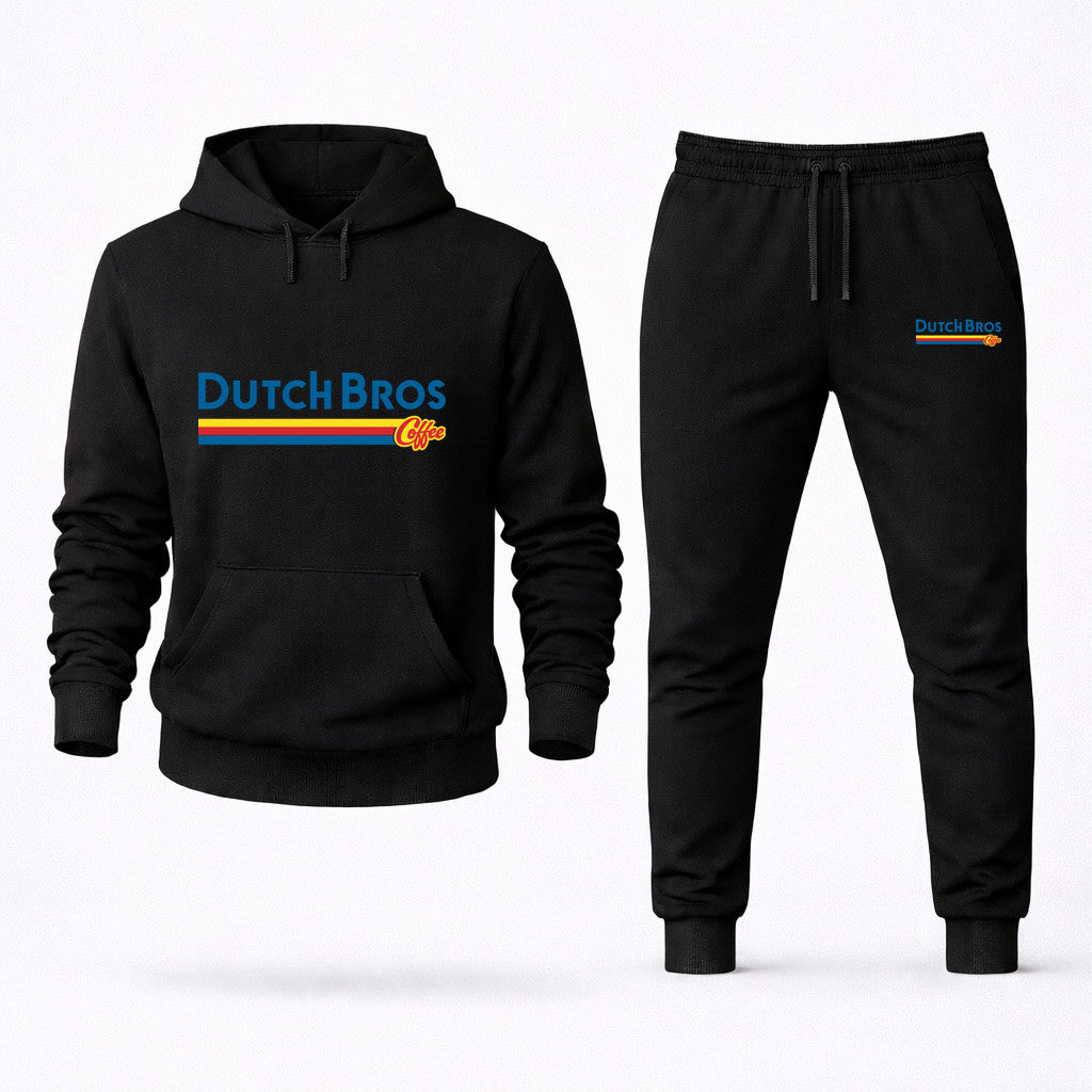 Dutch Bros Coffee Hoodie and Joggers Set - Black