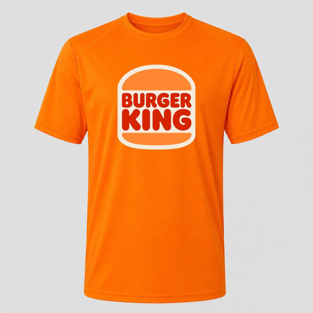 Men's Burger King Performance T-Shirt - Orange