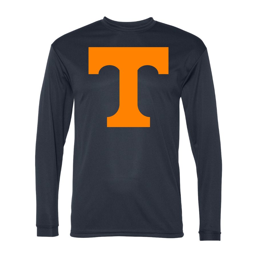 Men's Tennessee Volunteers Polyester Long Sleeve T-Shirt - Navy