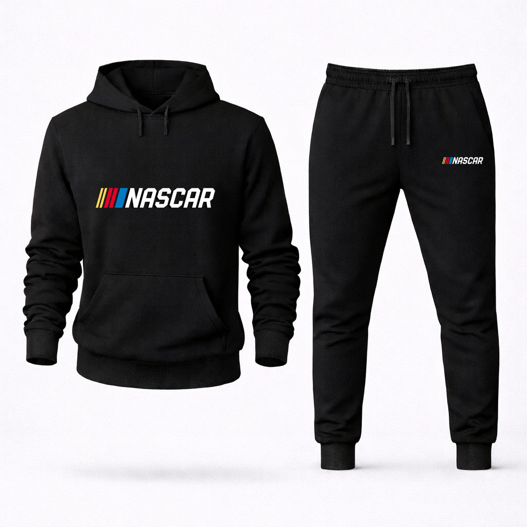 NASCAR Hoodie and Joggers Set - Black
