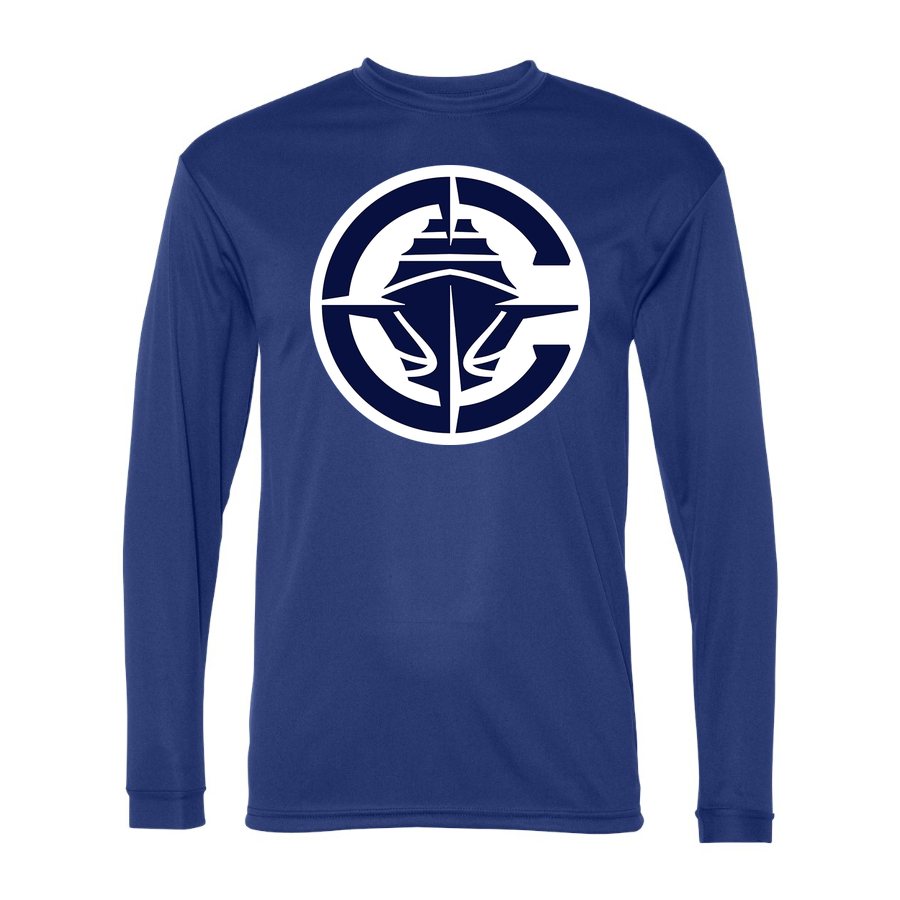 Men's Los Angeles Clippers Polyester Long Sleeve T-Shirt - Royal Blue