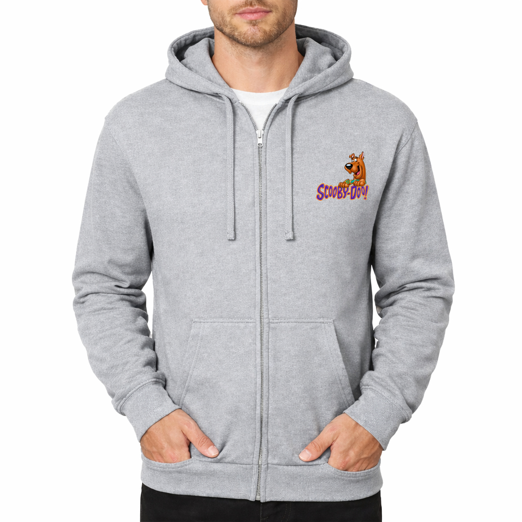 Scooby Doo Zipper Hoodie - Grey