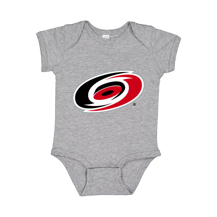 Carolina Hurricanes Baby Romper Onesie - Gray