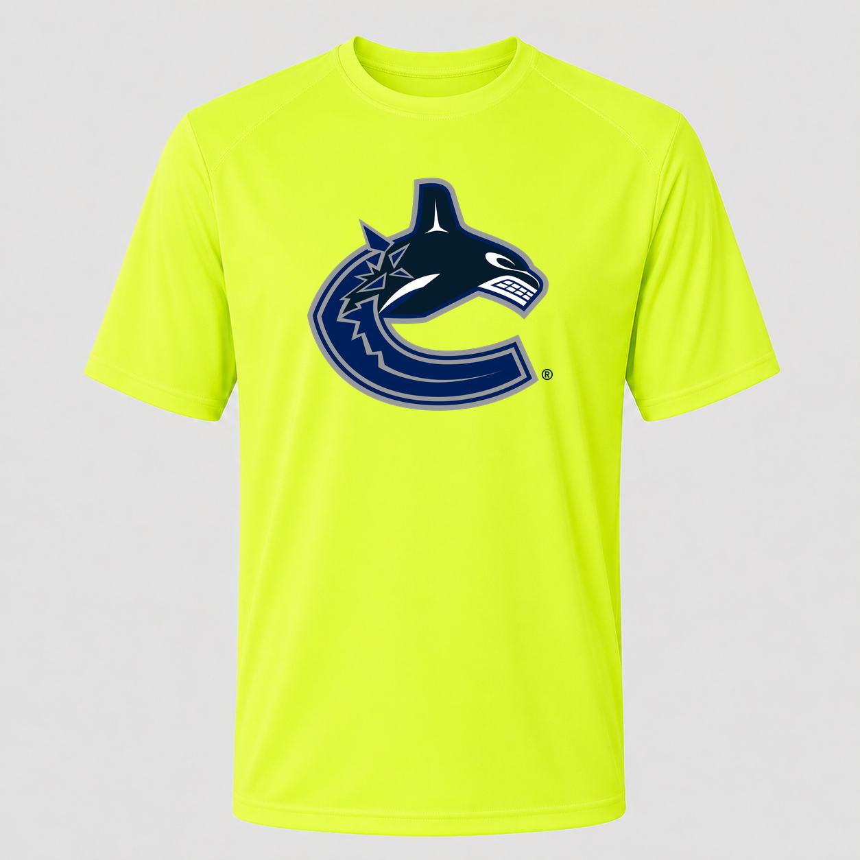 Men's Vancouver Canucks Performance T-Shirt - Safety Green