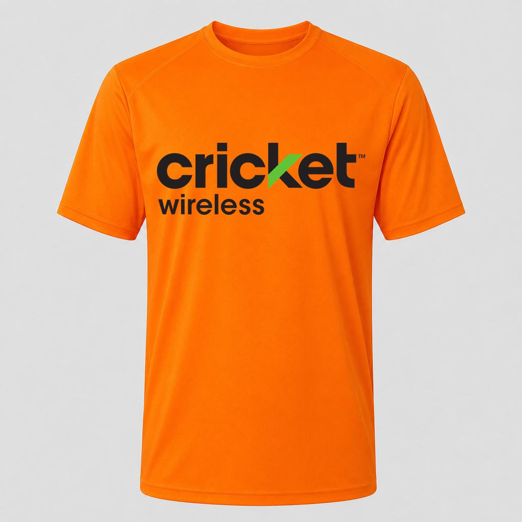 Men's Cricket Wireless Performance T-Shirt - Orange