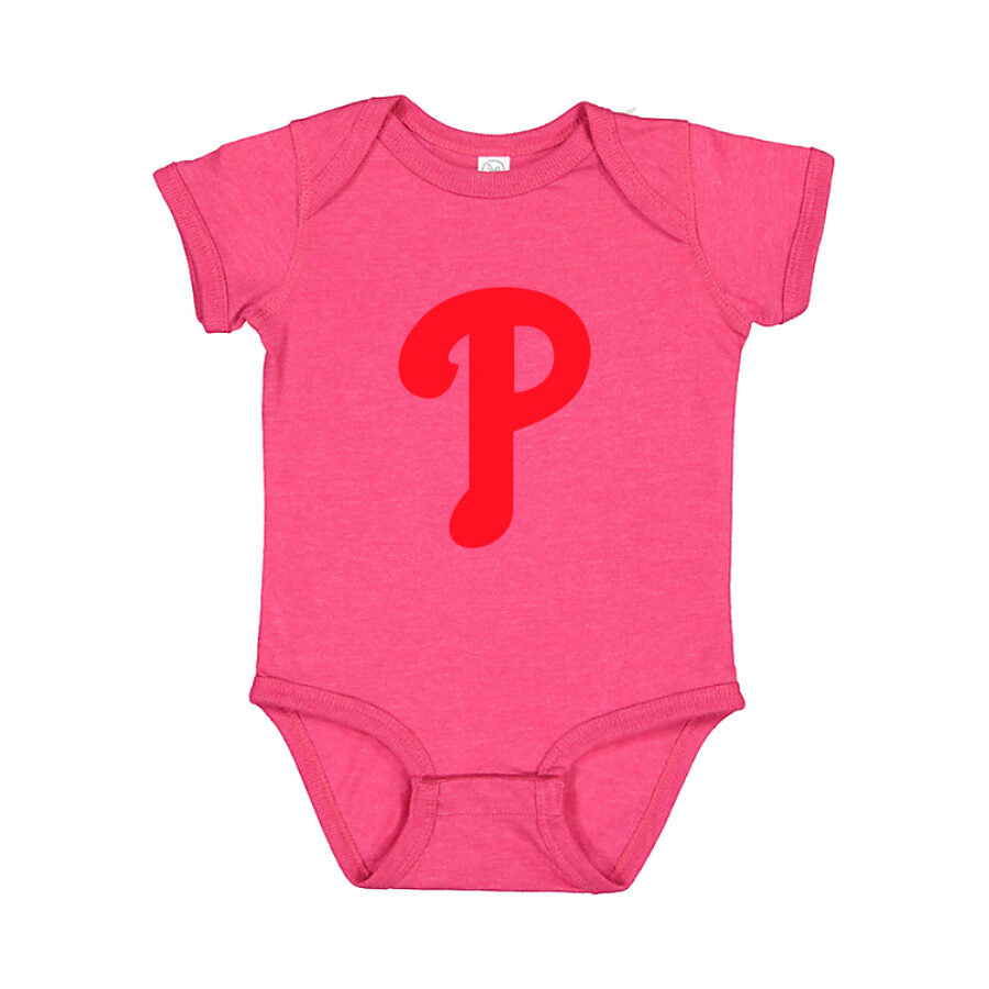 Philadelphia Phillies Baby Romper Onesie - Pink