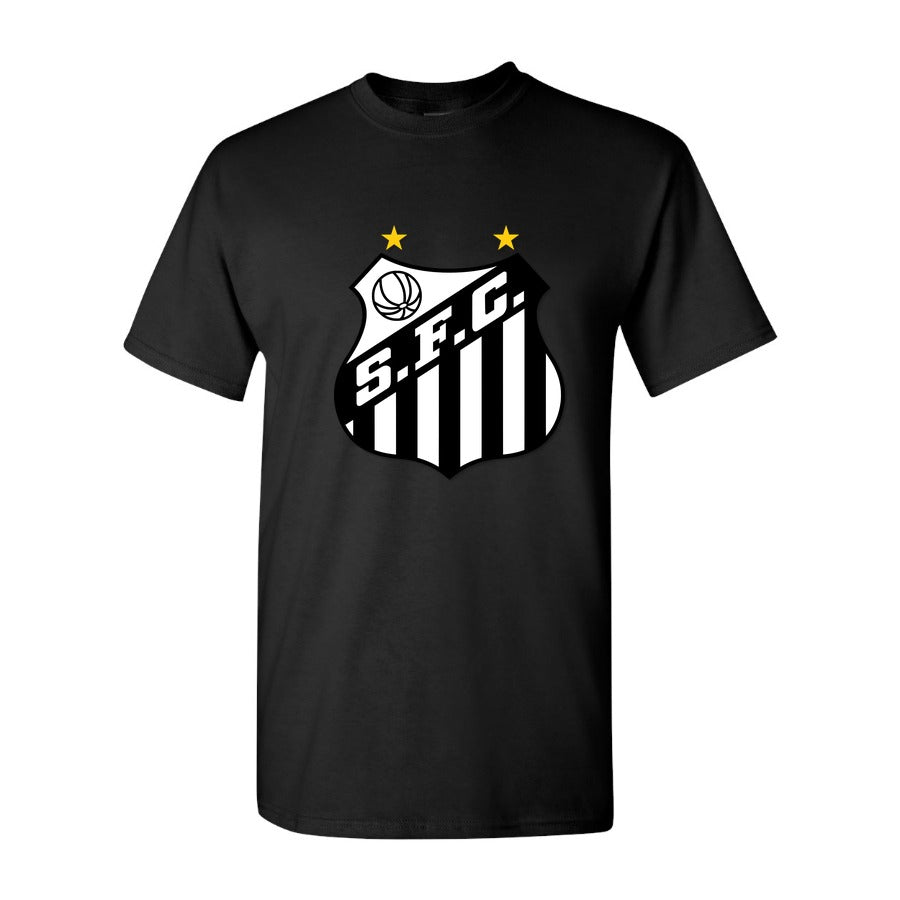 Men's Santos FC Cotton T-Shirt - Black