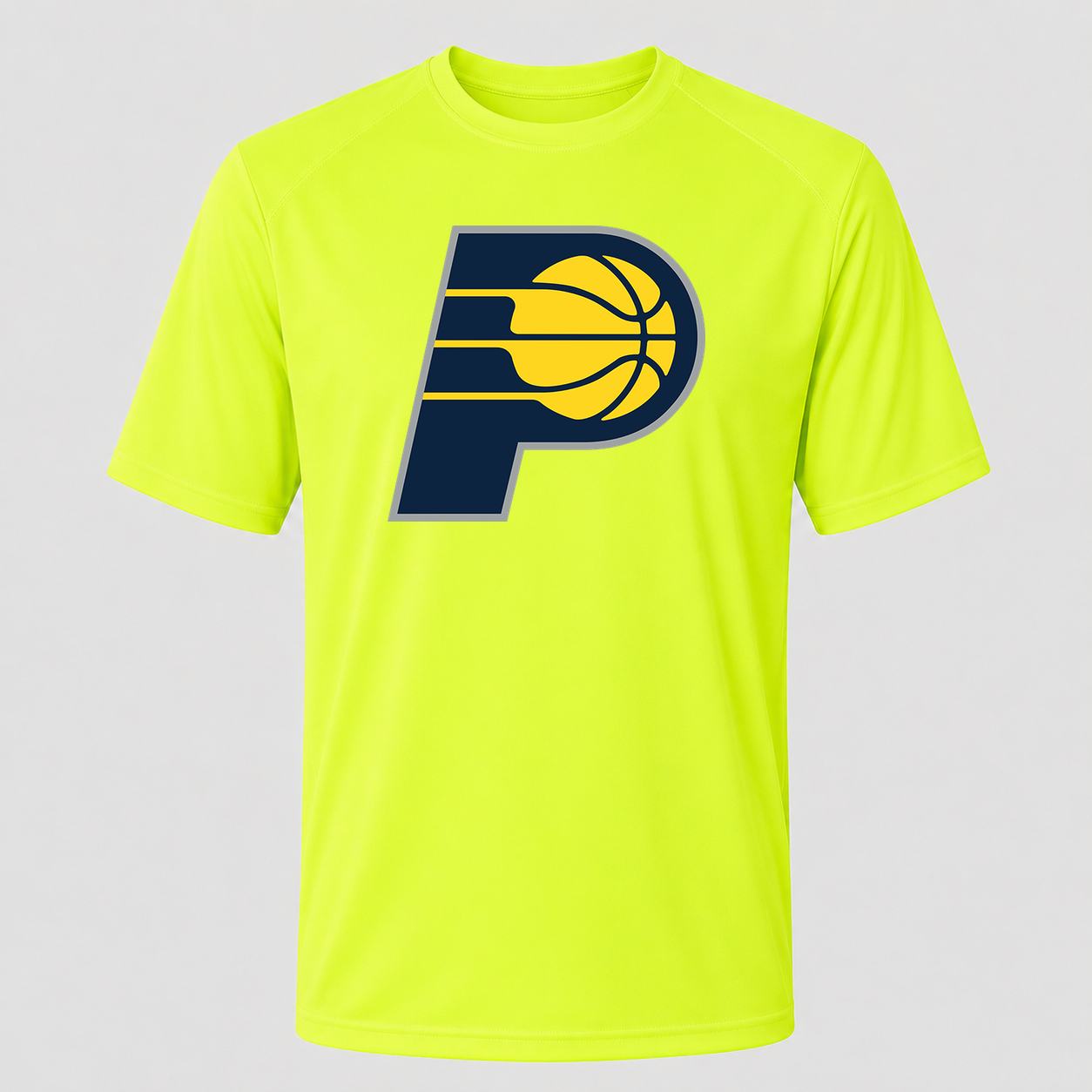 Men's Indiana Pacers Performance T-Shirt - Safety Green