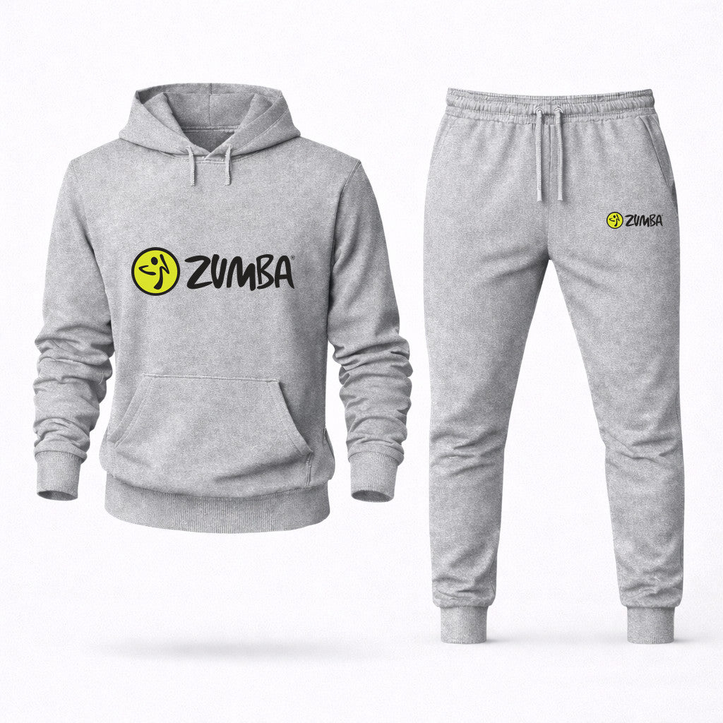 Zumba Fitness Hoodie and Joggers Set - Grey