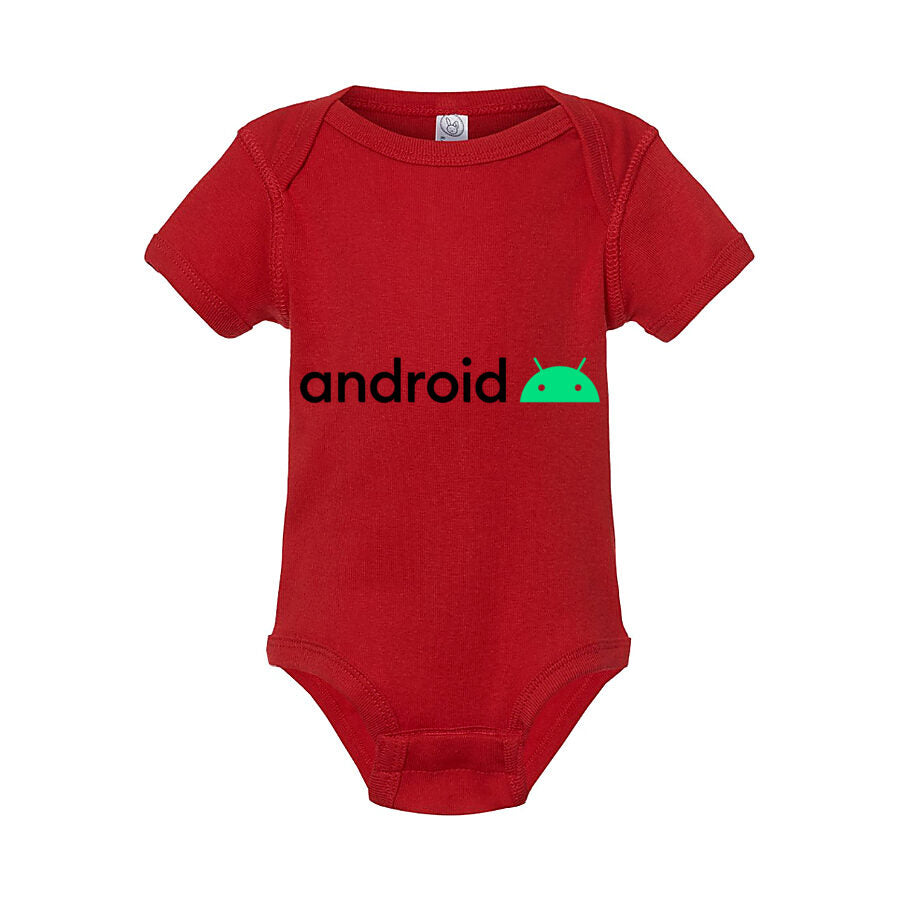 Android Baby Romper Onesie - Red