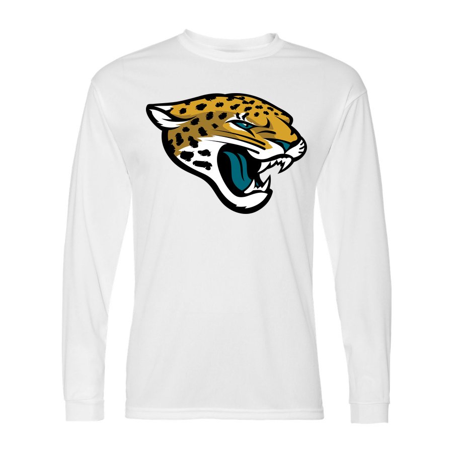 Men's Jacksonville Jaguars Polyester Long Sleeve T-Shirt - White