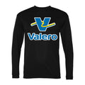 Men's Valero Gas Station Polyester Long Sleeve T-Shirt - Black