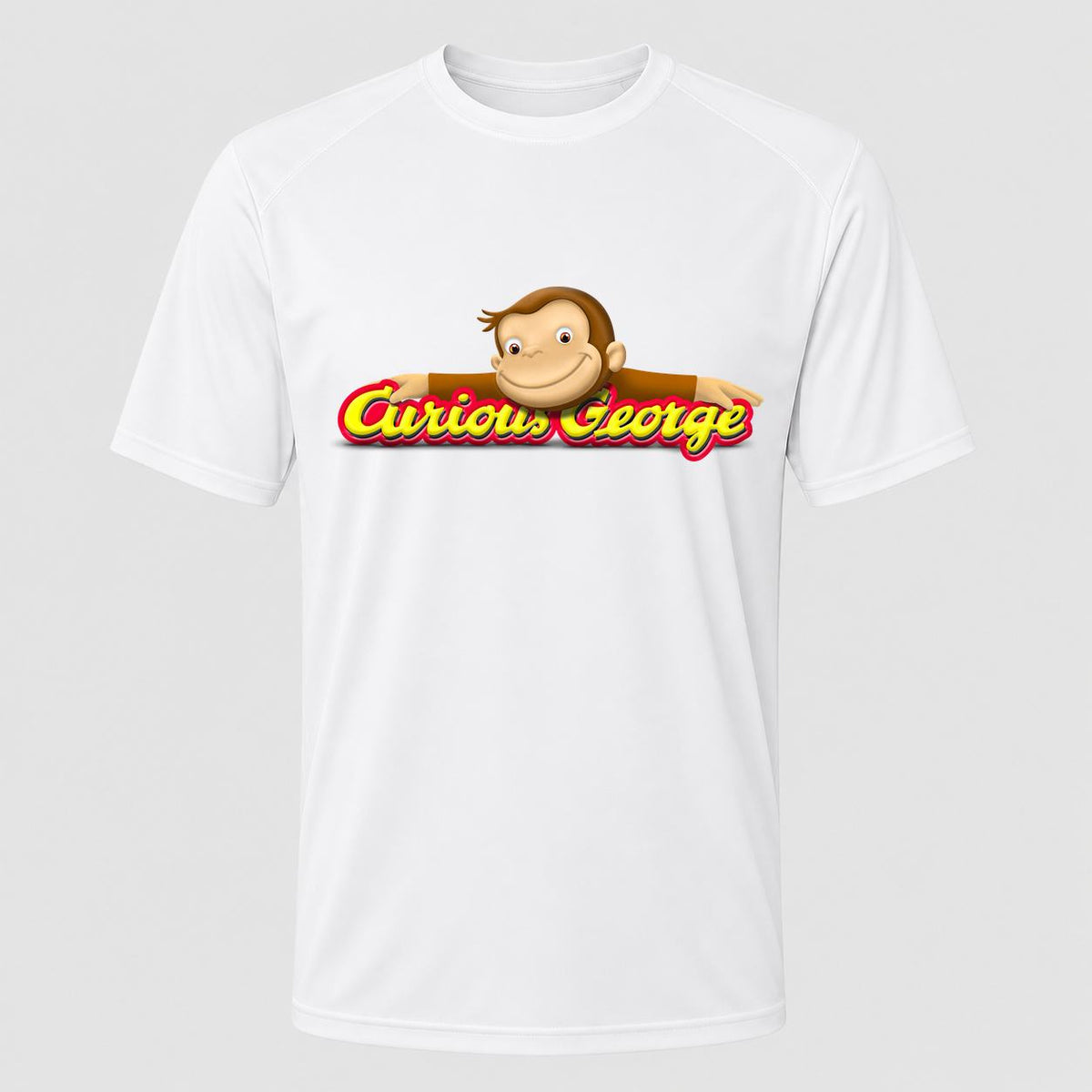 Men's Curious George Performance T-Shirt - White