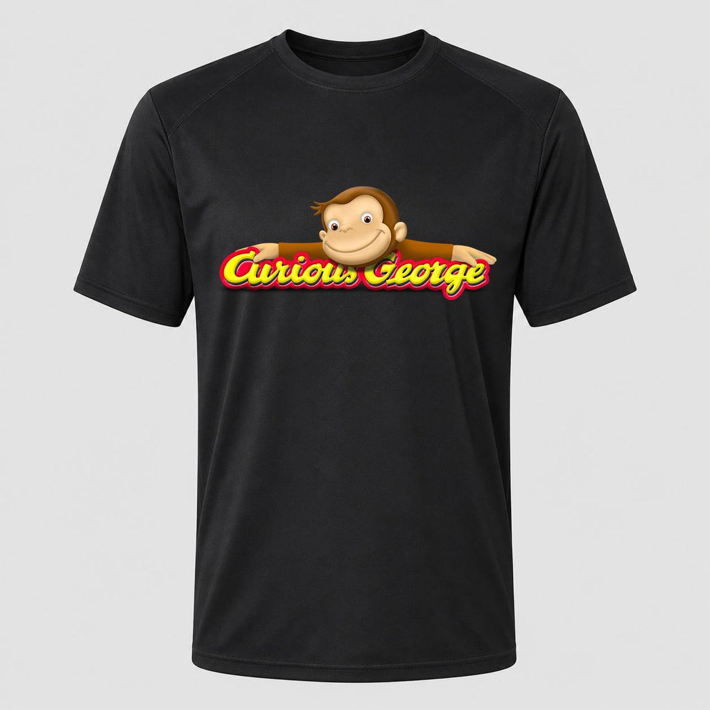 Men's Curious George Performance T-Shirt - Black