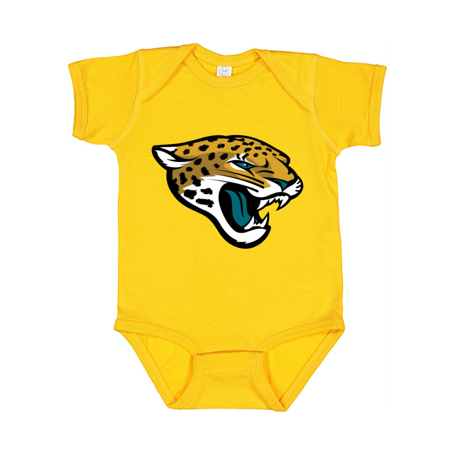Jacksonville Jaguars Baby Romper Onesie - Yellow