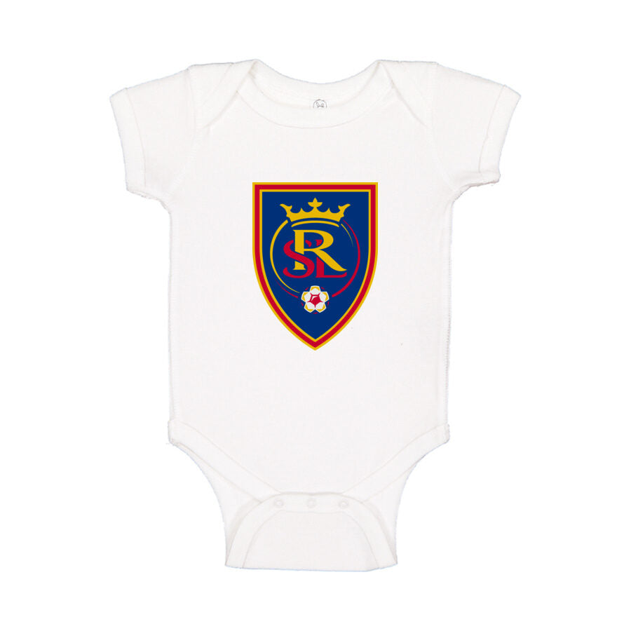 Real Salt Lake Baby Romper Onesie - White