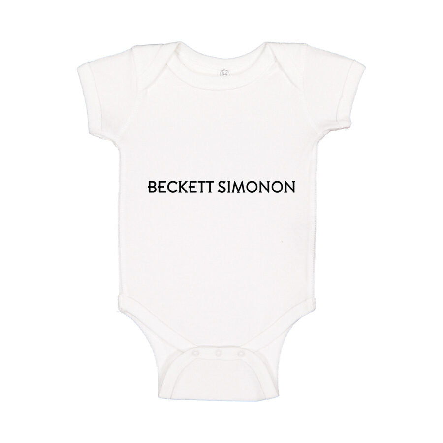 Beckett Simonon Baby Romper Onesie - White