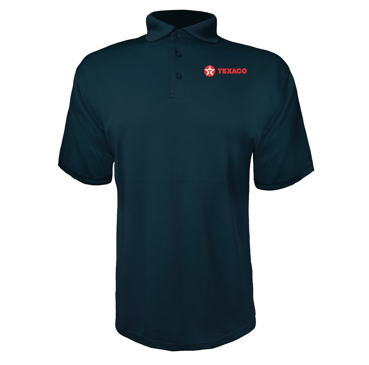 Texaco men's polyester polo in Navy